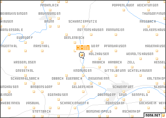 map of Hain