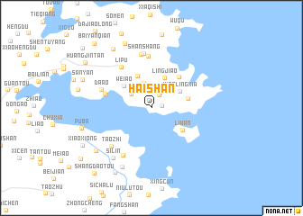 map of Haishan