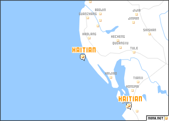 map of Haitian