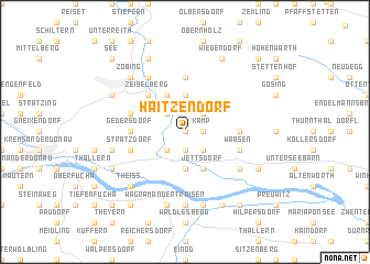 map of Haitzendorf