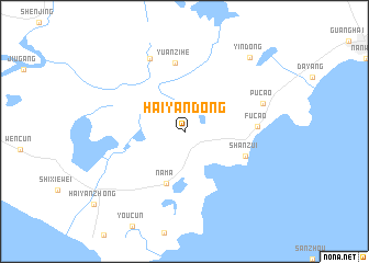 map of Haiyandong