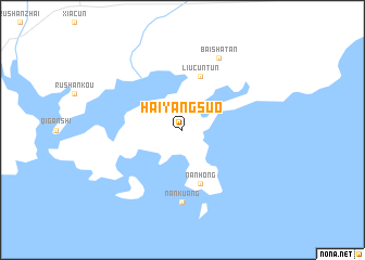 map of Haiyangsuo