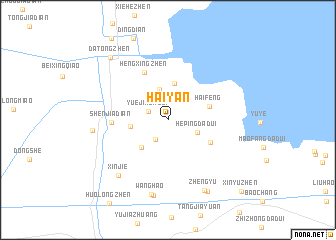 map of Haiyan