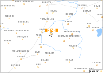 map of Haizhu