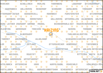 map of Haizing