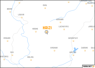 map of Haizi