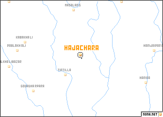 map of Hājāchara