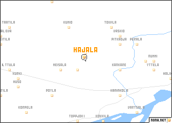 map of Hajala