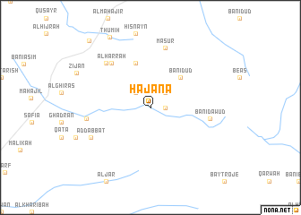 map of Hajana