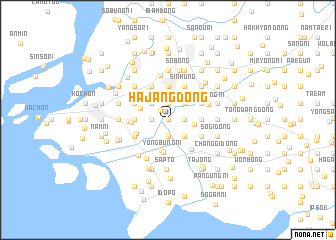 map of Hajang-dong