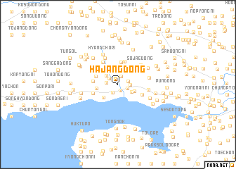 map of Hajang-dong