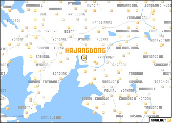 map of Hajang-dong