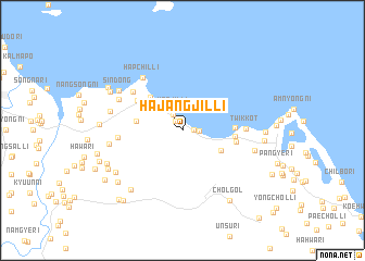 map of Hajangjil-li