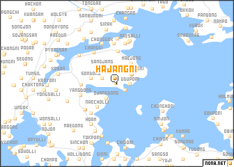 map of Hajang-ni