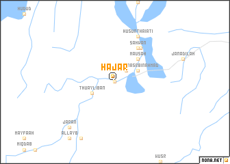 map of Hajar