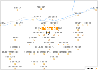 map of Ḩājat Gāh