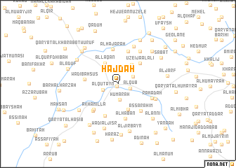 map of Ḩajdah