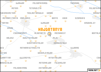 map of Hajdatanya