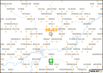 map of Hájek