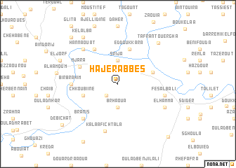 map of Hajer Abbes