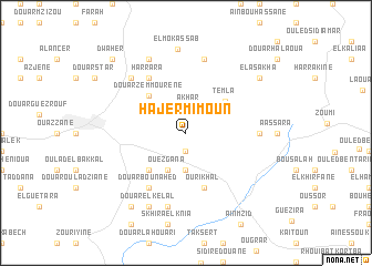 map of Hajer Mimoun