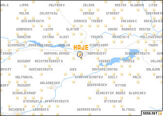 map of Háje