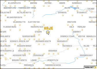 map of Háje