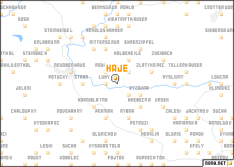 map of Háje