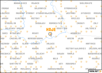 map of Háje