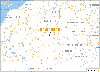 map of Hāji Abbās
