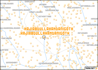 map of Hāji Abdullāh Amdāni Goth