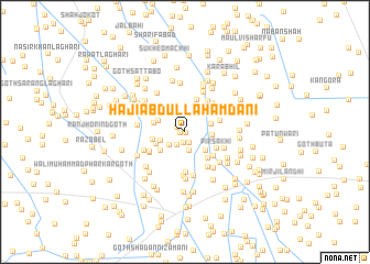 map of Hāji Abdullāh Amdāni