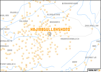 map of Hāji Abdullāh Shoro