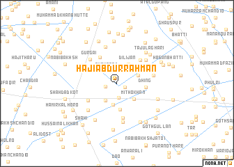 map of Hāji Abdur Rahmān