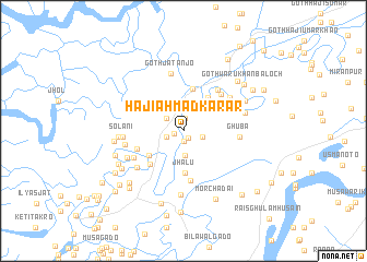 map of Hāji Ahmad Karār