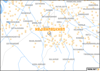 map of Hāji Ahmad Khān