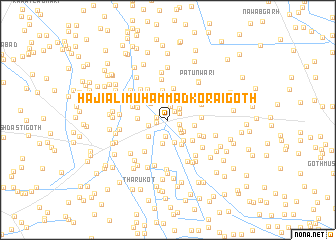 map of Hāji Ali Muhammad Korāi Goth