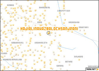map of Hāji Ali Nawāz Baloch Sanjrāni