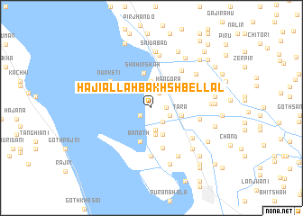 map of Hāji Allāh Bakhsh Bellāl