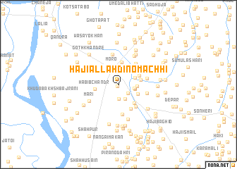 map of Hāji Allāh Dino Machhi