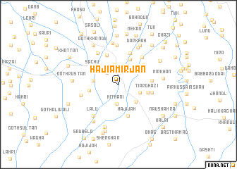 map of Hāji Amīr Jān