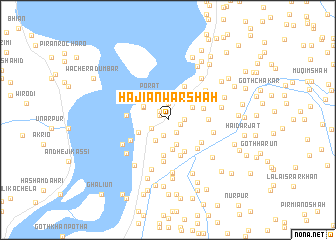 map of Hāji Anwar Shāh