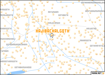 map of Hāji Bachal Goth