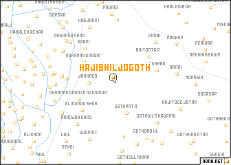 map of Hāji Bhīl jo Goth