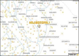 map of Hāji Boro Pali