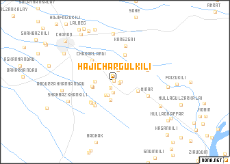 map of Hāji Chār Gul Kili