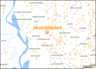 map of Hāji Chiragh Din