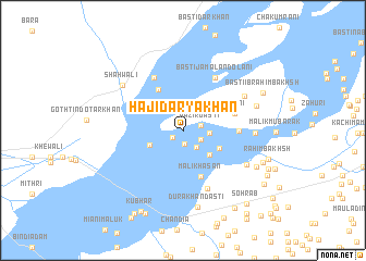 map of Hāji Darya Khān