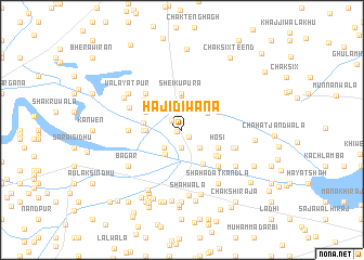 map of Hāji Diwāna