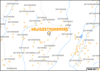 map of Hāji Dost Muhammad